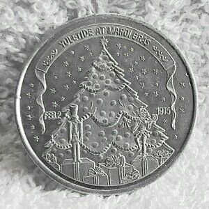Vintage 1975 Yuletide at Mardi Gras Krewe of Rhea Aluminum Doubloon!!